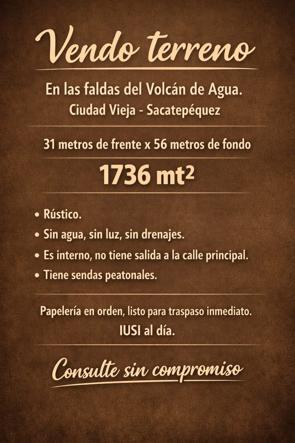 Terreno en venta Ciudad Vieja (*20) — foto 1 de 14