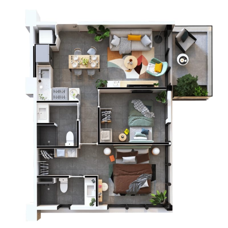 Apartamento en venta (para inversionista, Airbnb) QUINCE ESQUINA Zona 15 (D) — foto 10 de 12
