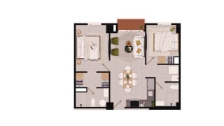 Apartamento estudio en venta MINERVA Zona 2 (D) — miniatura 9 de 10