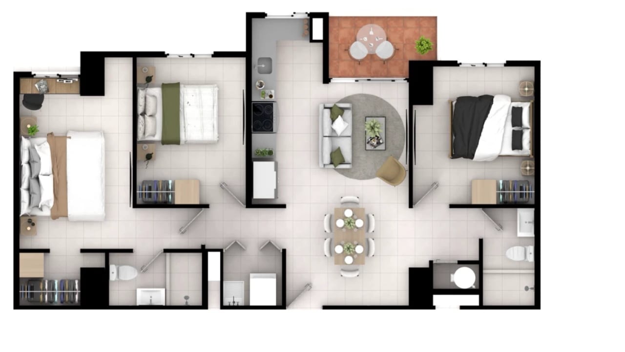 Apartamento estudio en venta MINERVA Zona 2 (D) — foto 10 de 11