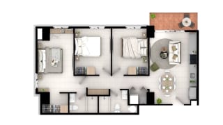 Apartamento estudio en venta MINERVA Zona 2 (D) — miniatura 9 de 11