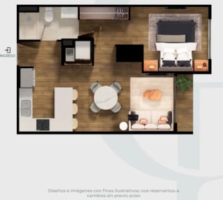 Apartamento en venta Modelo 2 CASA FIORE Zona 10 (D) — miniatura 6 de 7