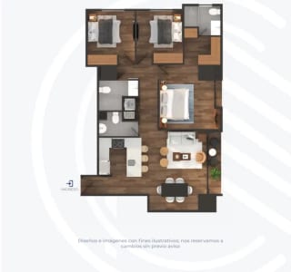 Apartamento en venta Modelo 02 CASALINI Sexta Av. Zona 10 (D) — miniatura 4 de 6