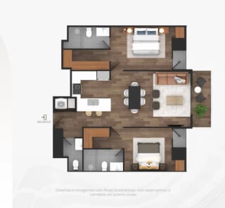 Apartamento en venta Modelo 02 CASALINI LOS ARCOS Zona 10 (D) — miniatura 8 de 8