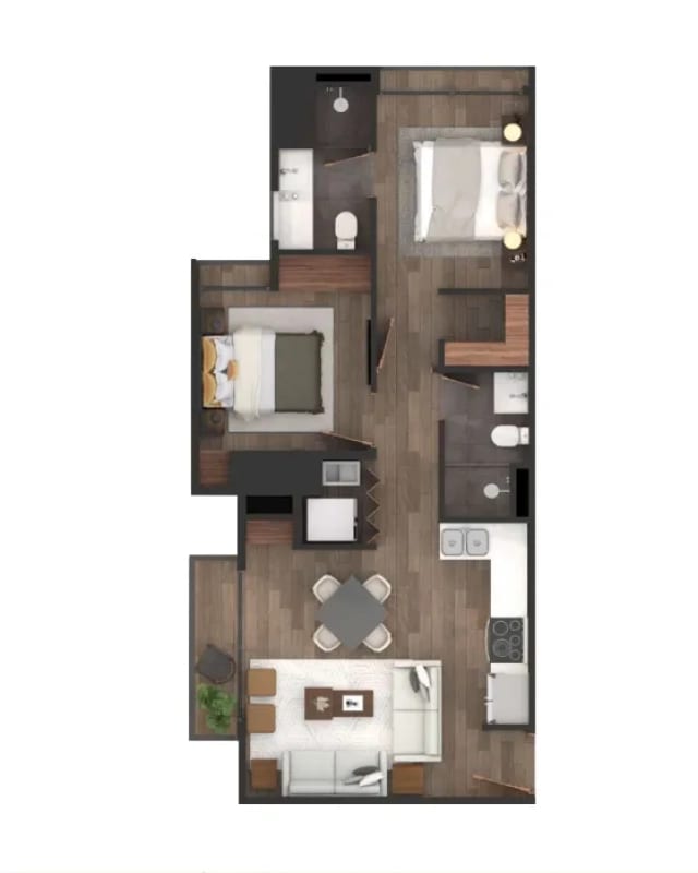 Apartamento en venta Modelo 2 CASA TAURE Zona 10 (D) — foto 6 de 6