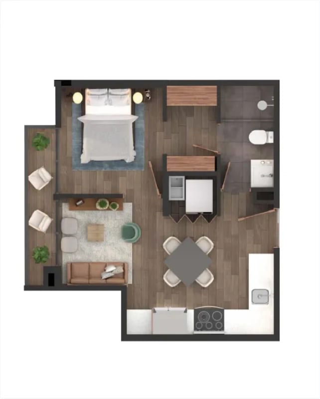 Apartamento en venta Modelo 4 CASA TAURE Zona 10 (D) — foto 6 de 7