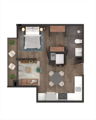 Apartamento en venta Modelo 4 CASA TAURE Zona 10 (D) — miniatura 6 de 7